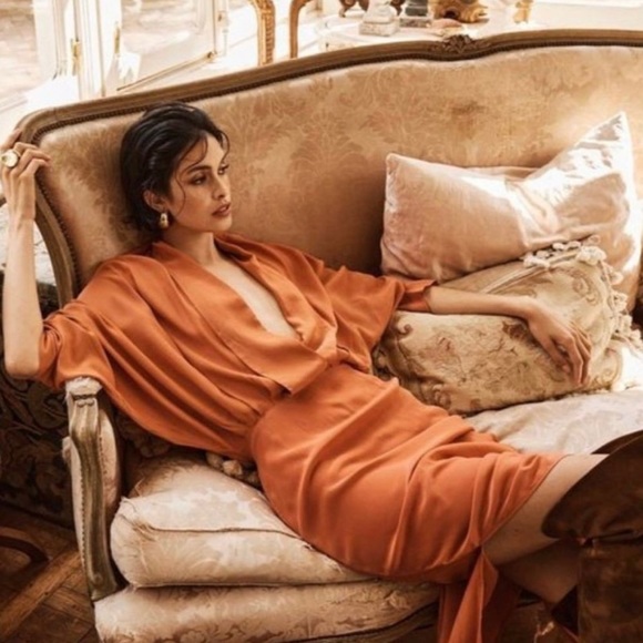 SWF Plunge Midi Dress in Penthouse - Picture 2 of 14